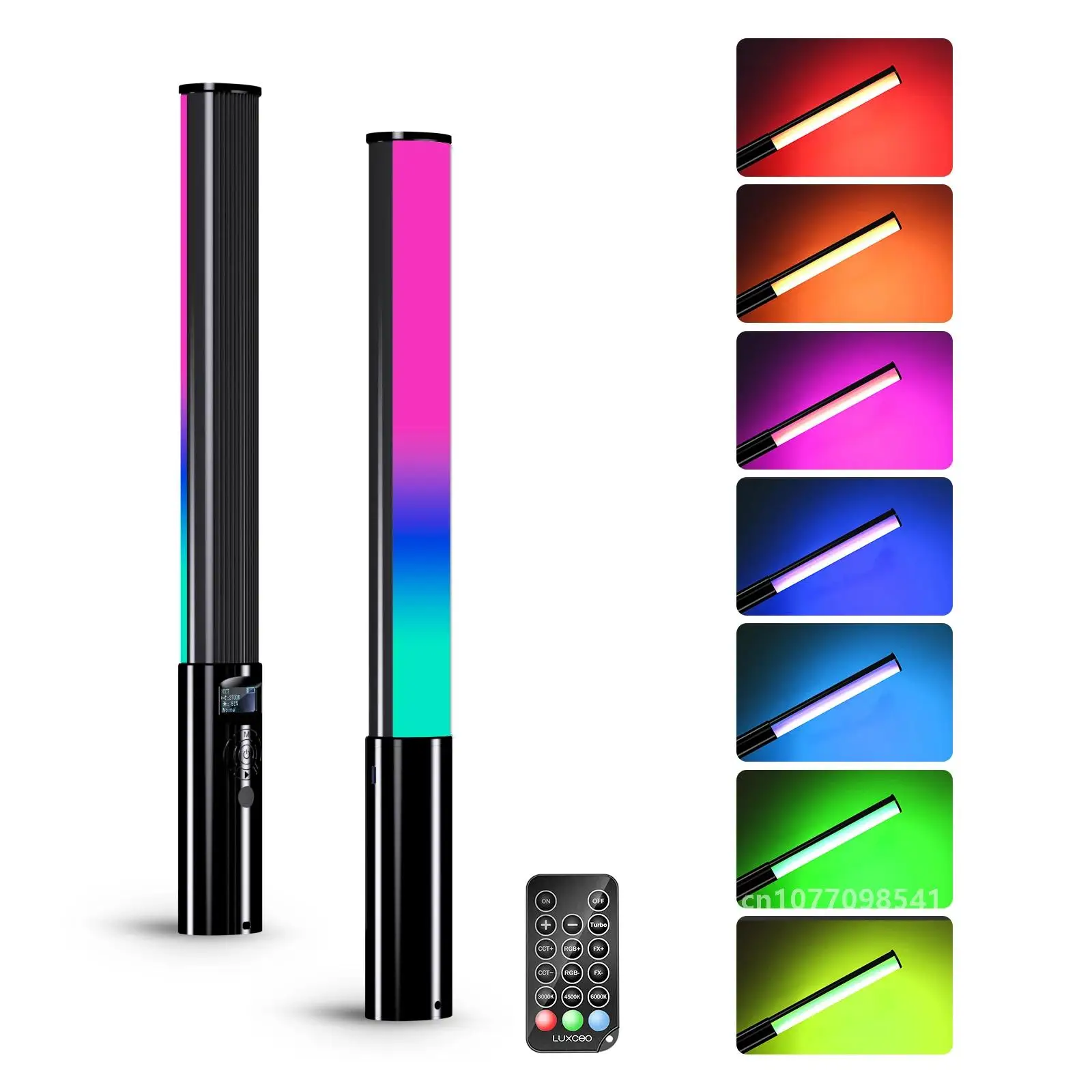 LUXCEO P400S RGB-светильник для видеосъемки со светодиодной подсветкой и аккумулятором