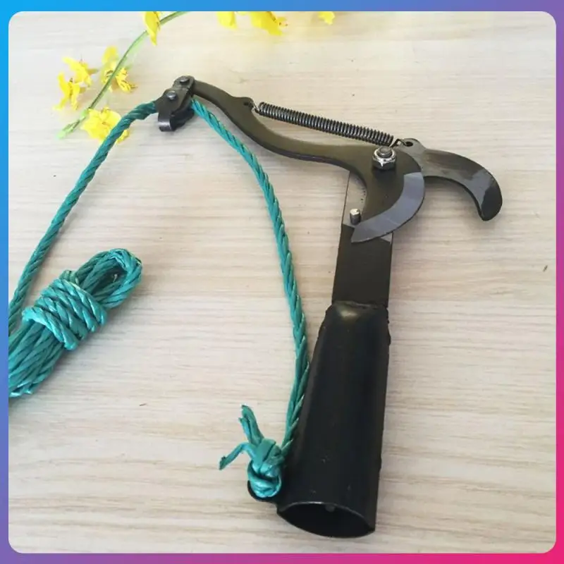 

High Altitude Pruning Shears Tree Trimmer Branch Cutter Garden Durable Pruning Scissors Picking Fruit Tool With Rope Useful