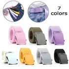 Модный Регулируемый Женский ремень унисекс, тактический ремень для путешествий, повседневный роскошный холщовый длинный пояс для джинсов, новинка 2021