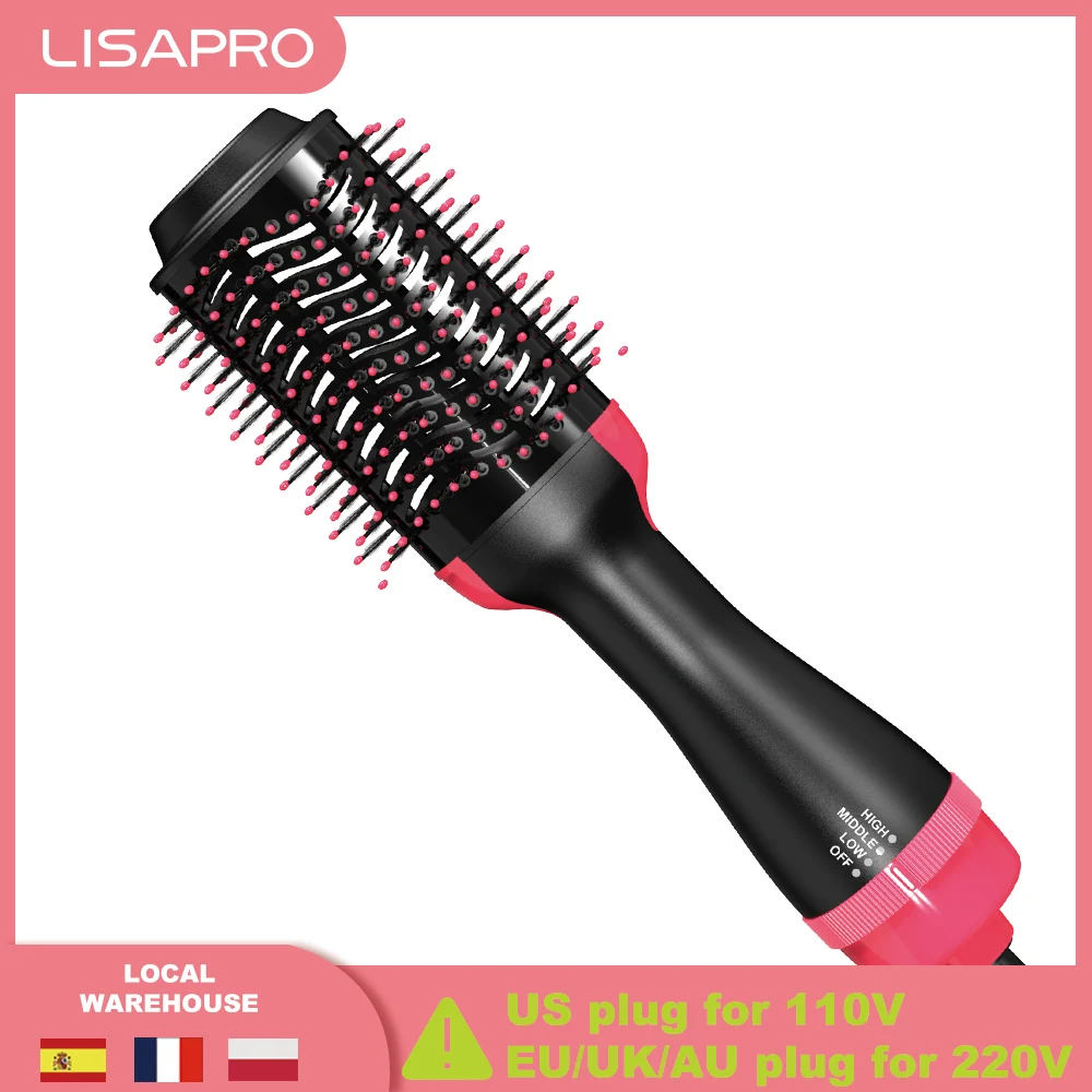 

One-Step Hot Air Brush &Volumizer Original 1.0 Hair Dryer Brush &Hair Curler Straightener Salon Hair Styling Tools