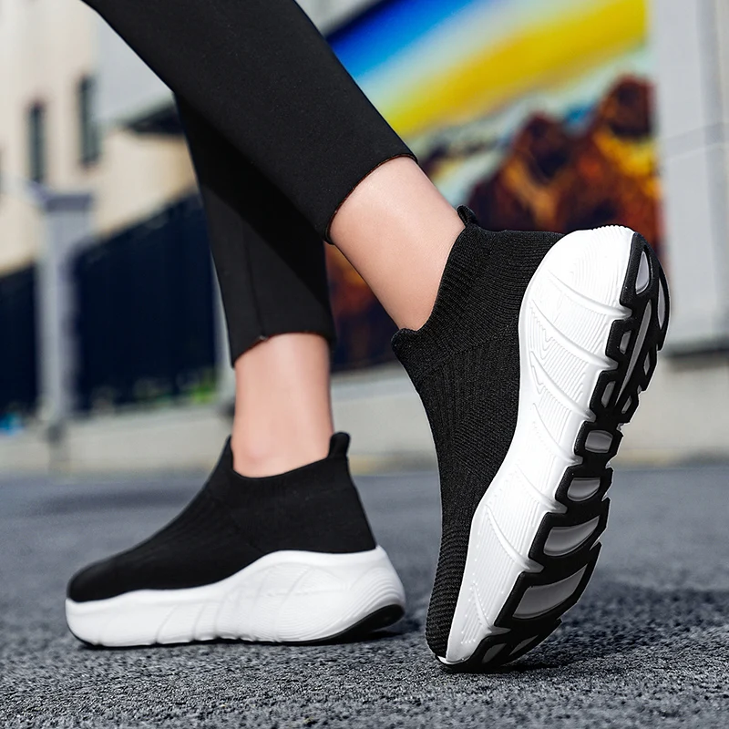 Летние оранжевые носки мужские и женские дышащие вязаные повседневные кроссовки