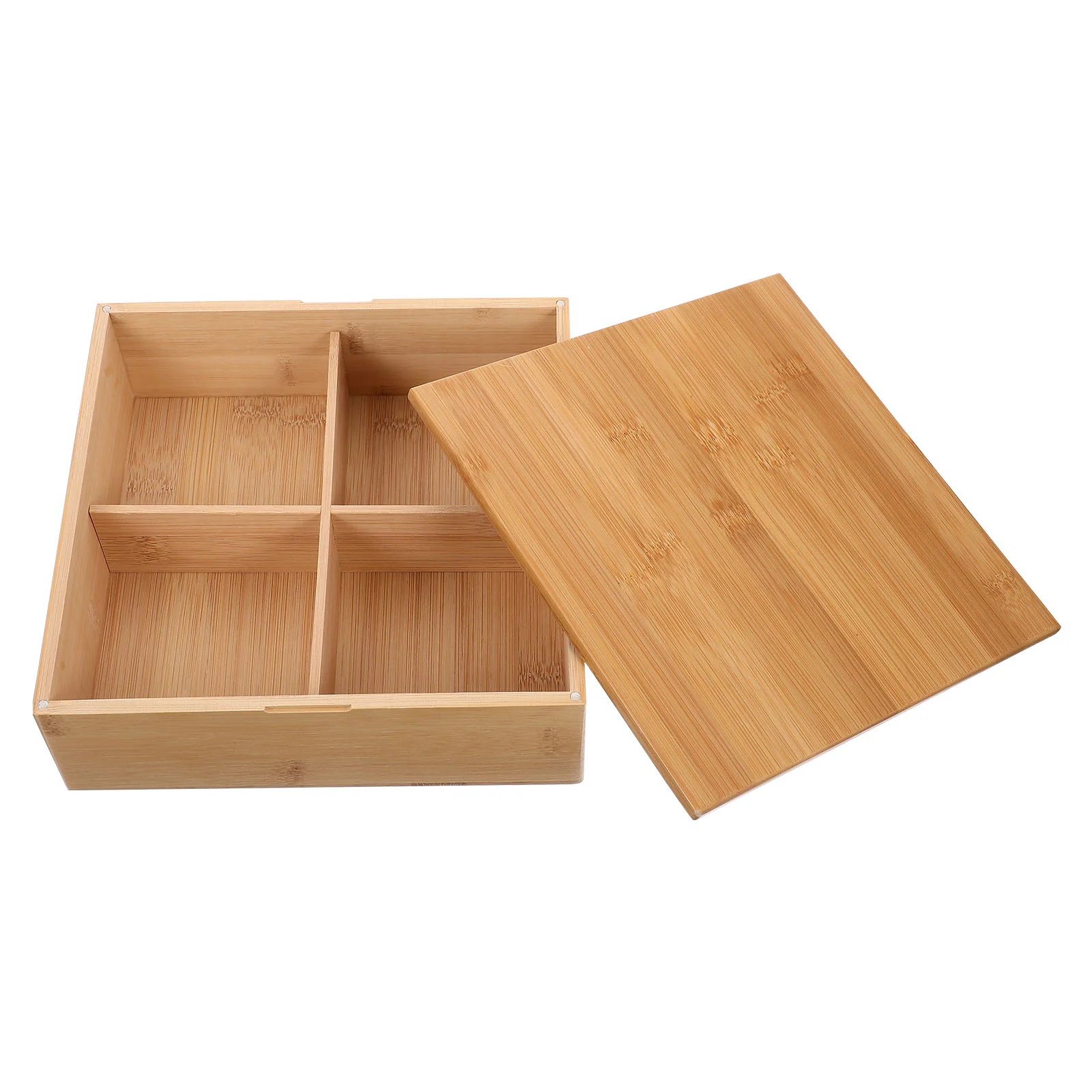 

Офисный ящик для хранения, органайзер, Бамбуковая коробка для хранения, Бамбуковая коробка с крышкой, Подарочная коробка для хранения, дома...