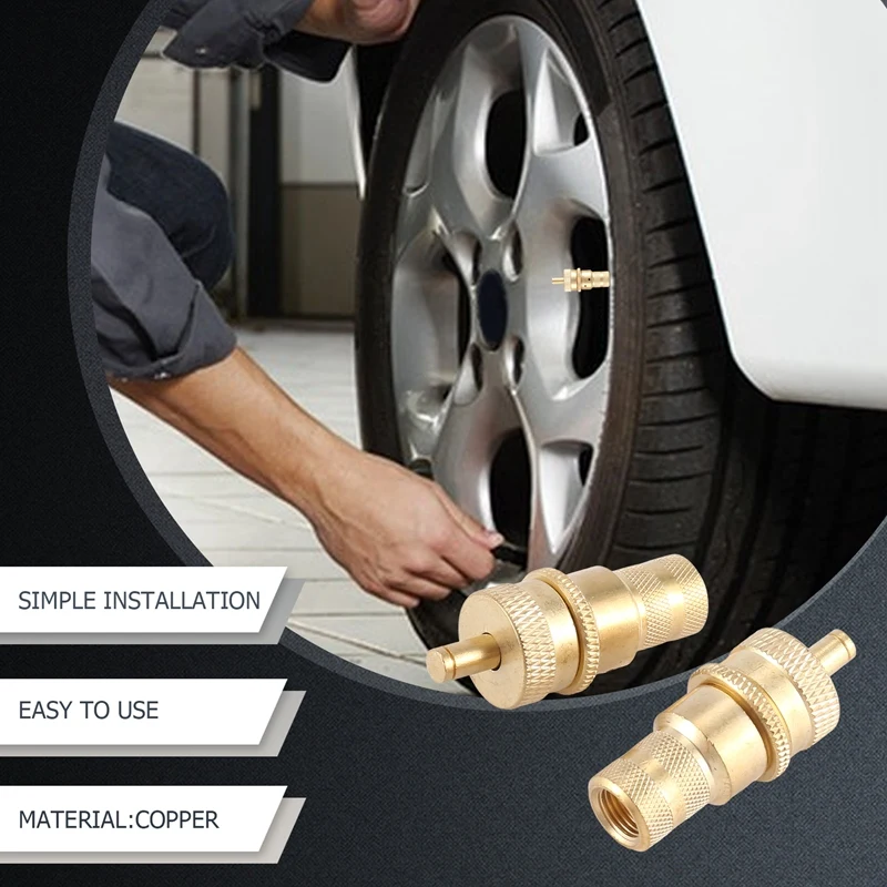 5 шт. внедорожная латунная машина для вентиляции шин комплект S Автоматический