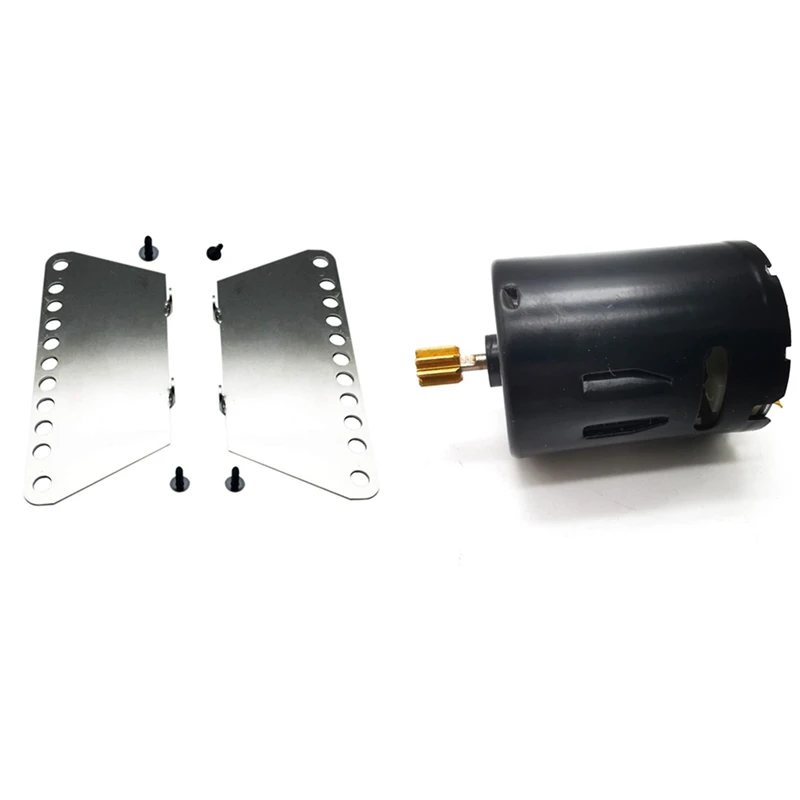 

2 Set RC Car Part: 1 Set Metal Pedal & 1 Pcs RC Car 6V 370 Brushed Motor