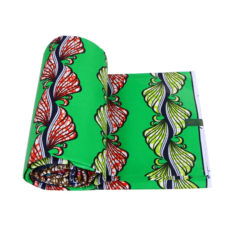 6 ярдов точечной поставки африканская восковая ткань хлопковая печатная оптовая