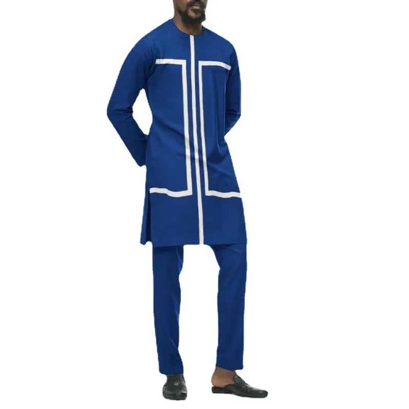 Muslim Fashion Men African Print Fashion Shirts Kurta Men Arabic Shirt Camisas Estilo Europeo Pars Hombre European Clothing 2022