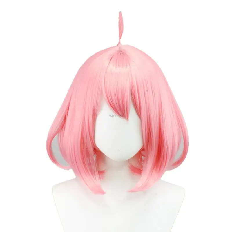 

Spy X Family Anya Forger Cosplay Wigs Girls Pink Short Hair Anime Accessories Hairpins Heat-resistant Fiber Hair+Wig Cap