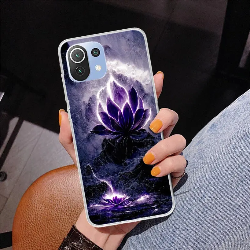 Чехол для телефона Buddhist Fire Lotus Xiaomi Redmi Note 10 9S 9 8T 8 Pro 7 5 Mi 12T 11T 10T 9T 12 11 Lite A2 A3 Coque Shell Cover