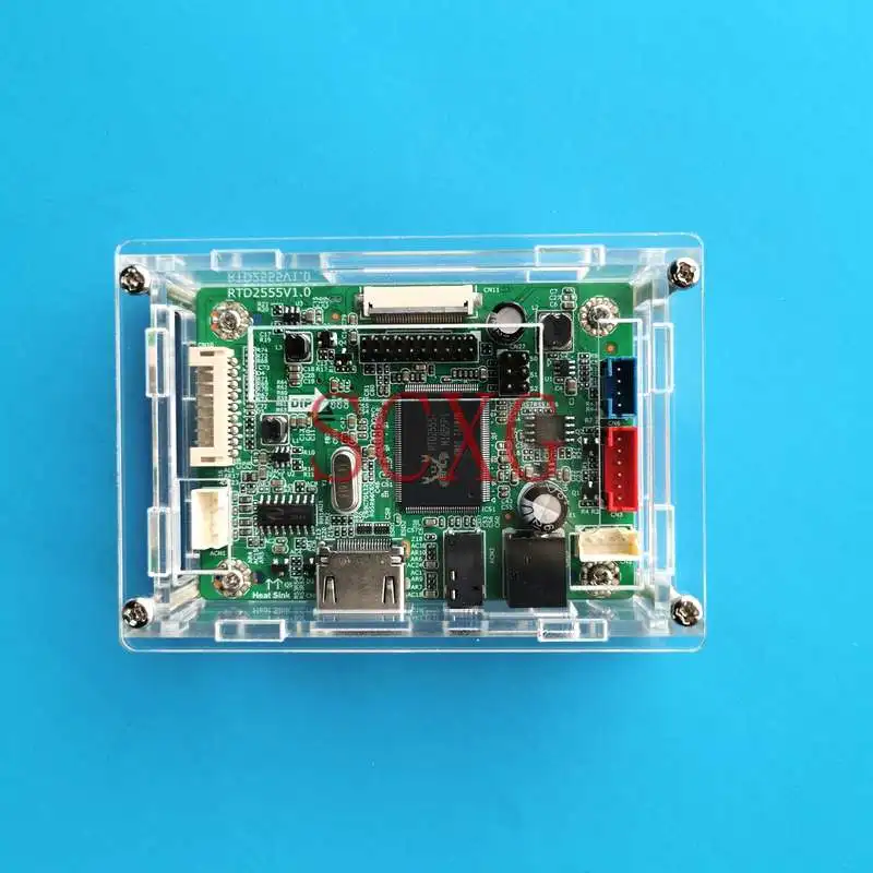 

Acrylic Transparent Shell Box Protective Case Fit Our LED LCD EDP Controller Driver Motherboard HDMI-Compatible DIY Kit