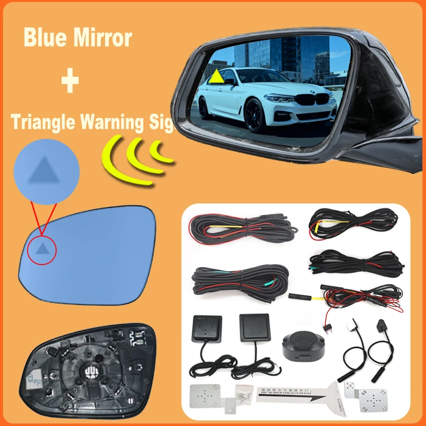 

Автомобильное зеркало заднего вида BSD BSM BSA для BMW F35 F30 F18 F10 E60 F02 F07 2008 ~ 2017, система обнаружения слепых зон помощи при изменении движения