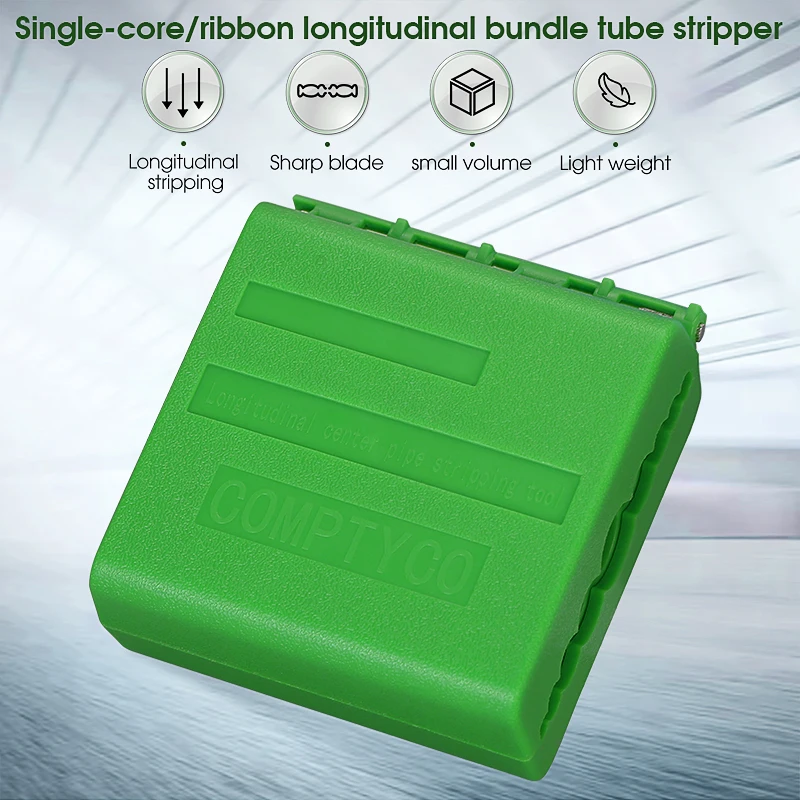 AUA-09 Fiber Optic Longitudinal Bundle Tube Stripper 1.5-11mm Slitter Single-core/Ribbon-shaped Cable Center Pipe Stripping Tool