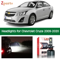 car led headlight for chevrolet cruze j300 j305 j308 canbus headlamp low beam high beam 12v lighting light bulb lamp accessories