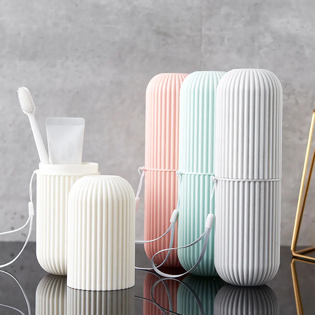 

Portable ToothBrush Storage Box Travel Camping Toothbrush Case Cover Safety Health Bathroom Storage Organizer Box 1PC