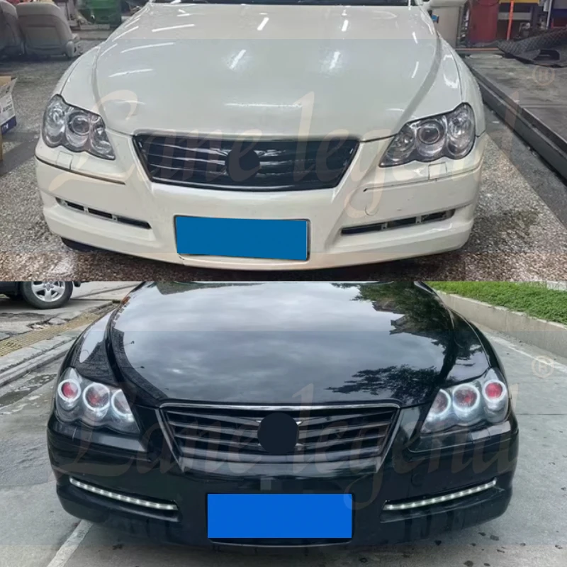 Решетки передние хромированные из АБС-пластика для Toyota Mark X / Reiz 2005-2009