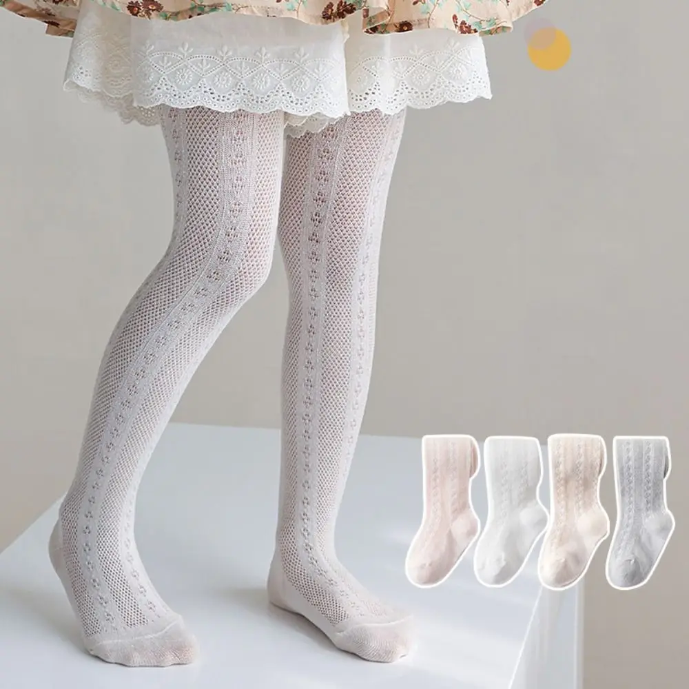 

Летние сетчатые тонкие детские колготки S/M, детское нижнее белье, колготки для девочек, женские трусы с сокровищами, цельнокроеные носки