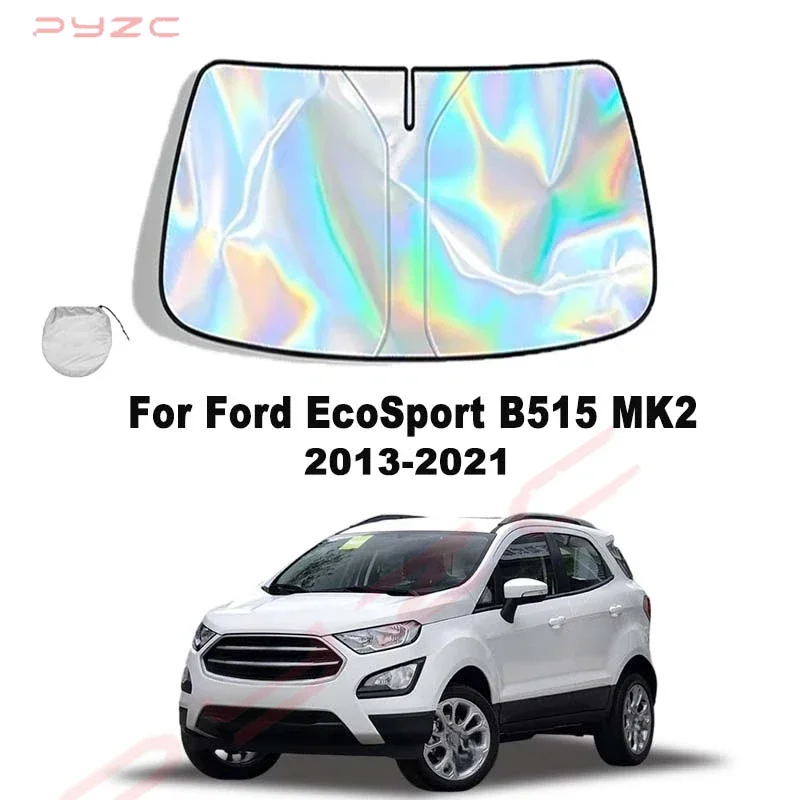 Фото Солнцезащитный козырек на лобовое стекло для Ford EcoSport B515 MK2 2013-2021, накидка на переднее окно, защита от солнца, аксессуар для салона автомобиля №2