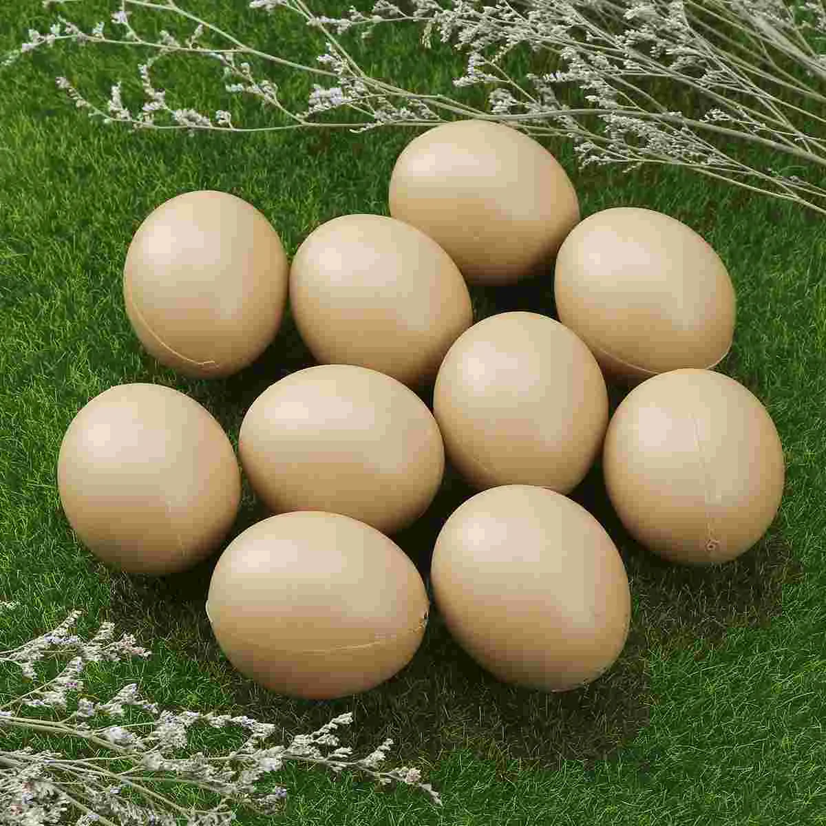 

Искусственные куриные яйца, 10 шт.
