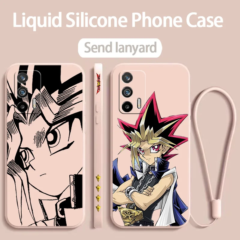 D-uel M-onsters Anime для OPPO A57 A55 A54 A53 A52 A36 A35 A32 A17 A16 A15 A12 A9 A5 2020 Чехол телефона с жидкой левой