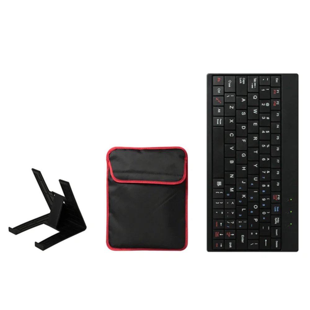 

LY PC Sleeve Bag Case Stand For Tablet Under 10in with USB Mini Keyboard Two Layer Pockets