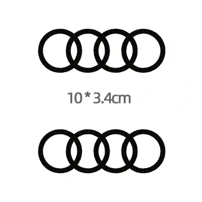 

Для Audi 4 кольца 2 шт. наклейка на окно автомобиля боковые наклейки на кузов RS5 RS6 RS4 RS3 RS7 Sline A3 A4 A6 A5 A7 Q5 Q7 S3 S6 S2 S3 S5 S6 S8 S7