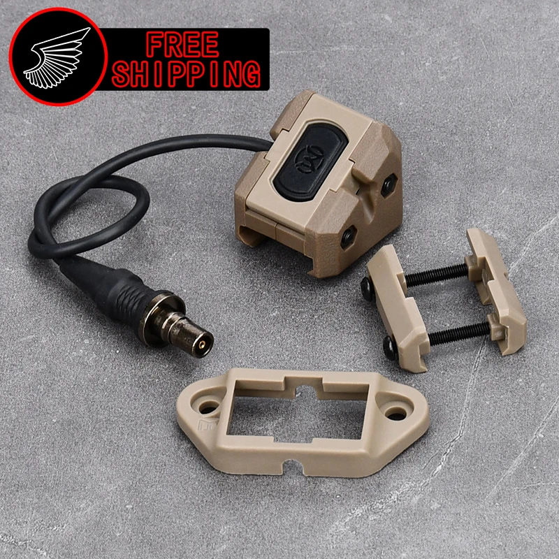 Водонепроницаемый кнопочный переключатель тактический охотничий фонарик 2 5 мм