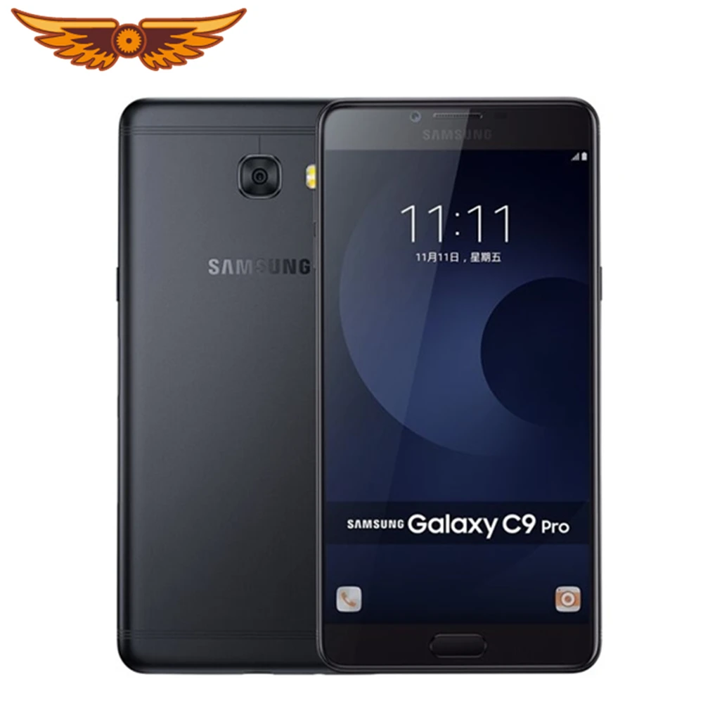 Оригинальный разблокированный смартфон Samsung Galaxy C9 Pro 6 0 дюйма ГБ ОЗУ 64 LTE 4G камера 16