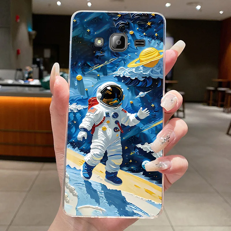 Чехол для Samsung Galaxy J3 (2016) SM-J320F, эстетичный, модный, с милым котом, мягкая силиконовая задняя крышка, прозрачный чехол для телефона из ТПУ (art.: 3920db03c2ff4) - 3920db03c2ff4