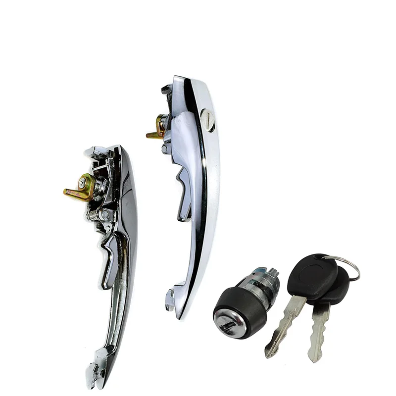 1Н 0905855 113898205 М 113837205 M левая и правая внешняя дверная ручка с 2 ключами замком