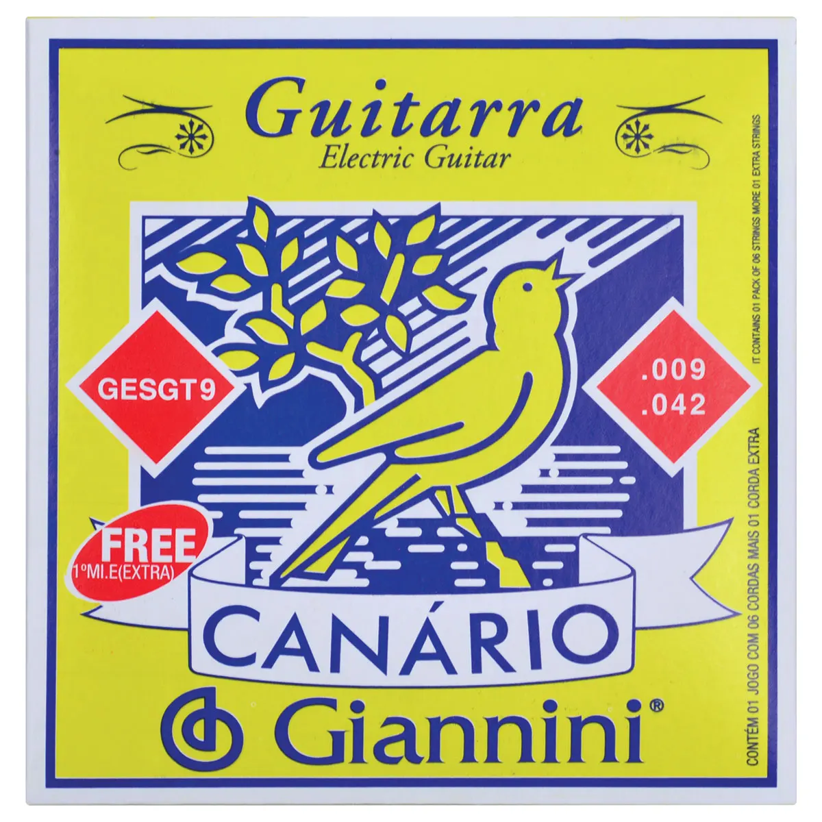 

BACKING FOR CANARIO GUITARRA TENSAO MEDIA .009 - GESGT9