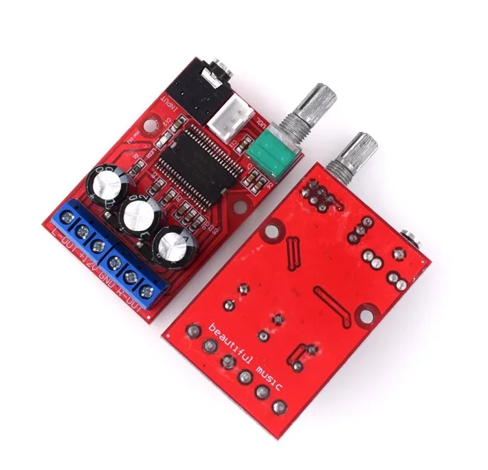 YDA138-E плата цифрового усилителя 12 Вт + двухканальная модуля цифровой мощности