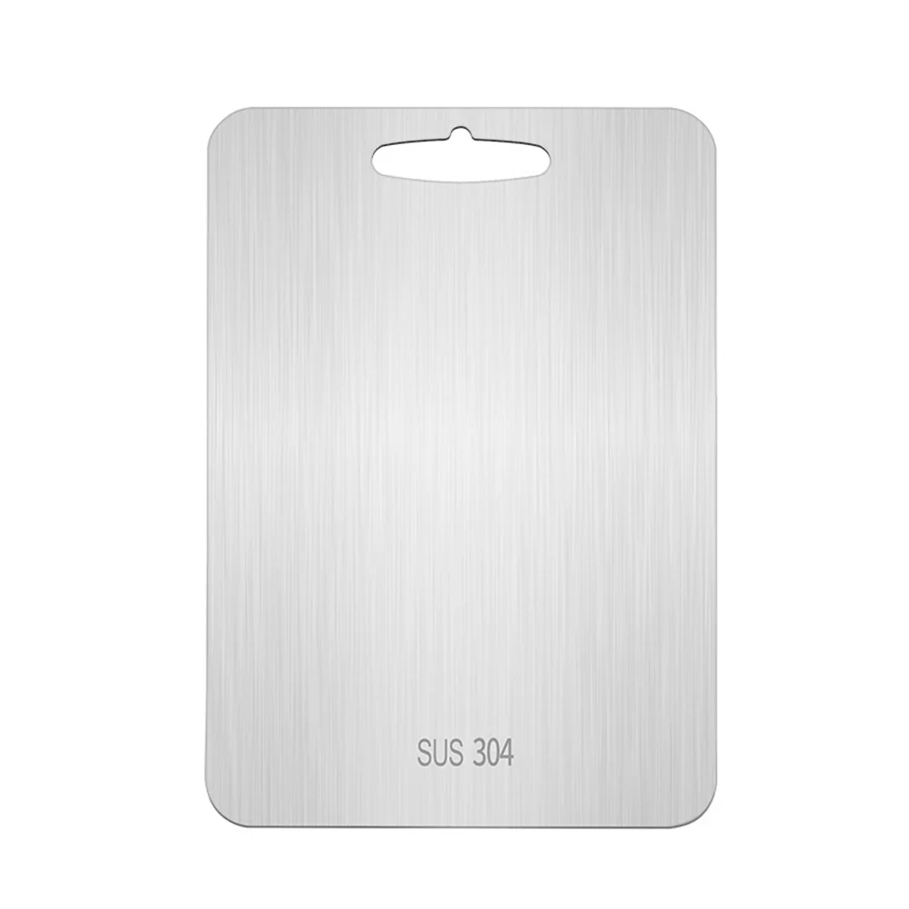 

Board Cutting Chopping Metal Kitchen Block Mat Stainless Steel Countertop Double Side Carving Pastry Rolling