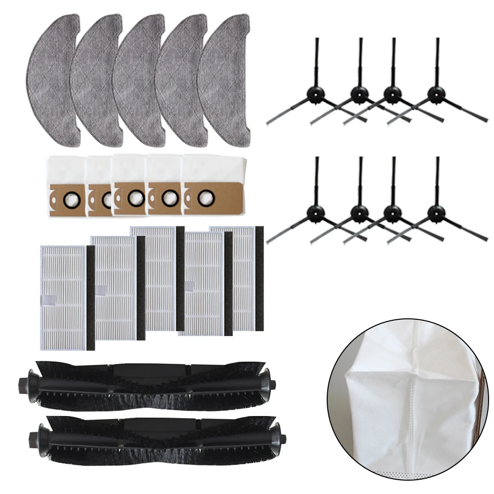 

Robot Vacuum Cleaner Filters Kit Easily Removed Easily Replaced Highly Efficient Cleaning For Ultenic T10 For Laresar L6 Pro