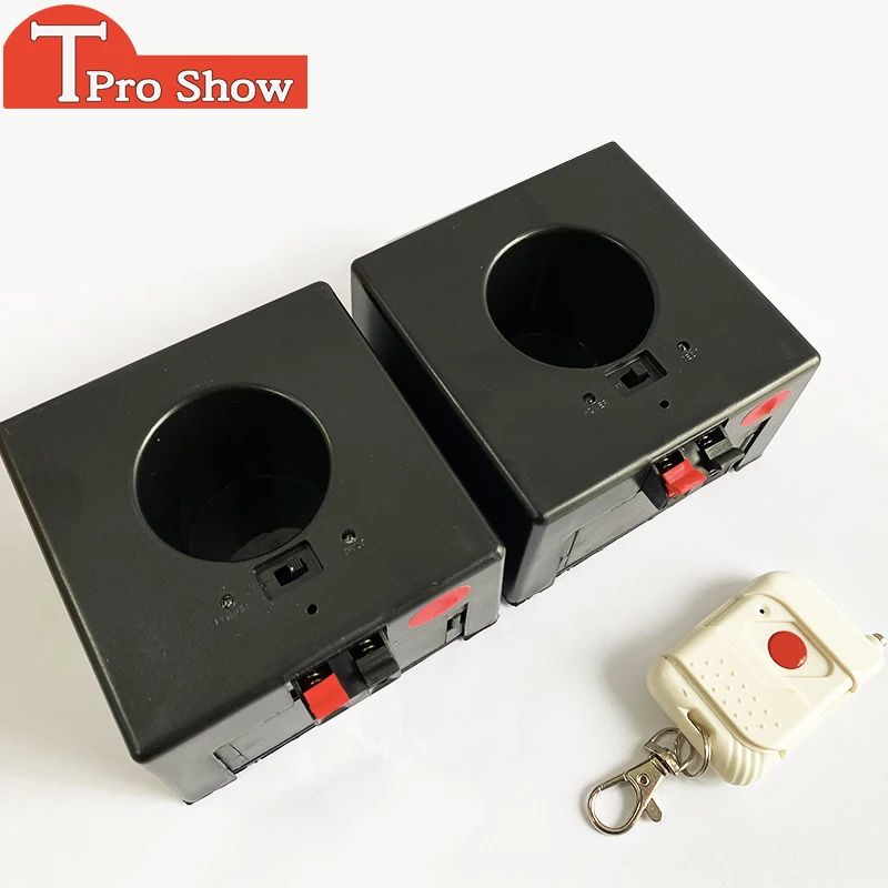 2pcs Wedding Cold Fireworks Mini Pyrotechnics Fountain 1 Remote Control Pryo Spark Machine Wireless Firing Base For Stage Party - купить по