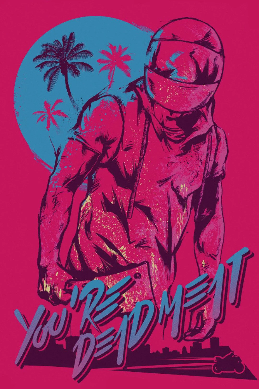 

Постер Hotline Miami, печать на холсте