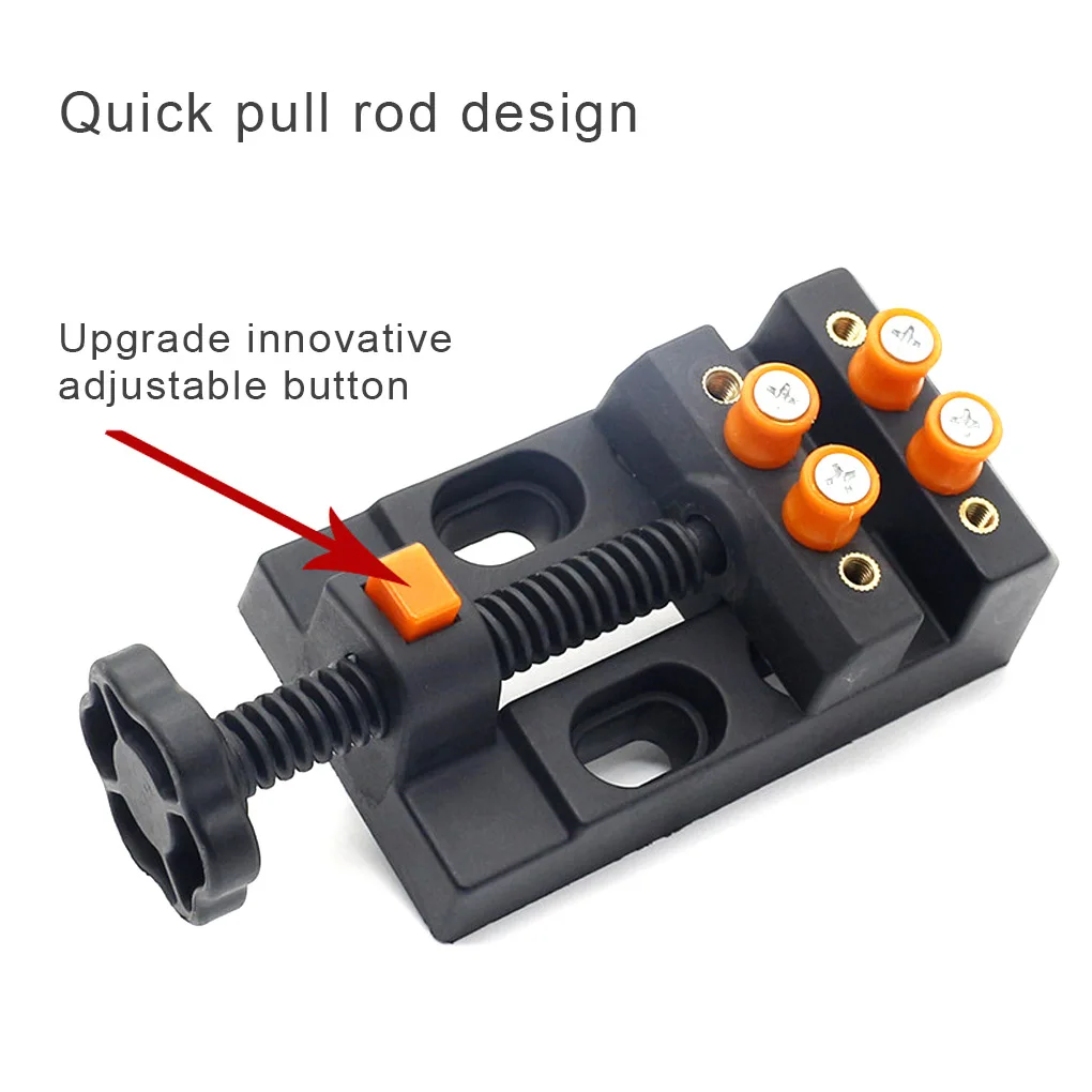 

57mm Adjustable Mini Jaw Bench Clamp Drill Press Table Vise DIY Sculpture Craft Fixed Machine Tools Woodworking Accessories