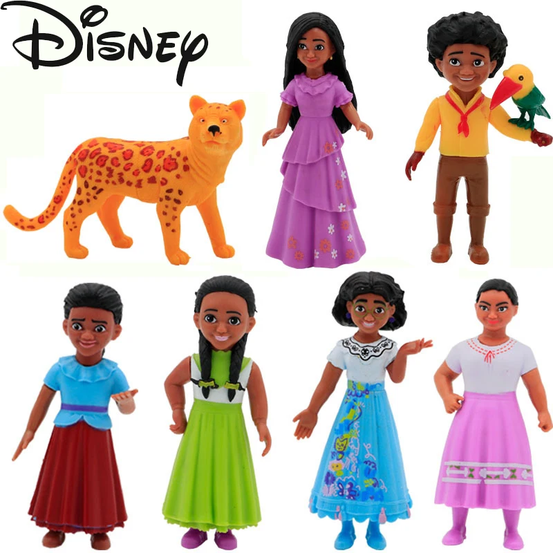 

Disney Movie Encanto Action Figures Toy Mirabel Madrigal Cartoon Model Doll Kawaii Birthday Cake Decoration Girls Children Gifts