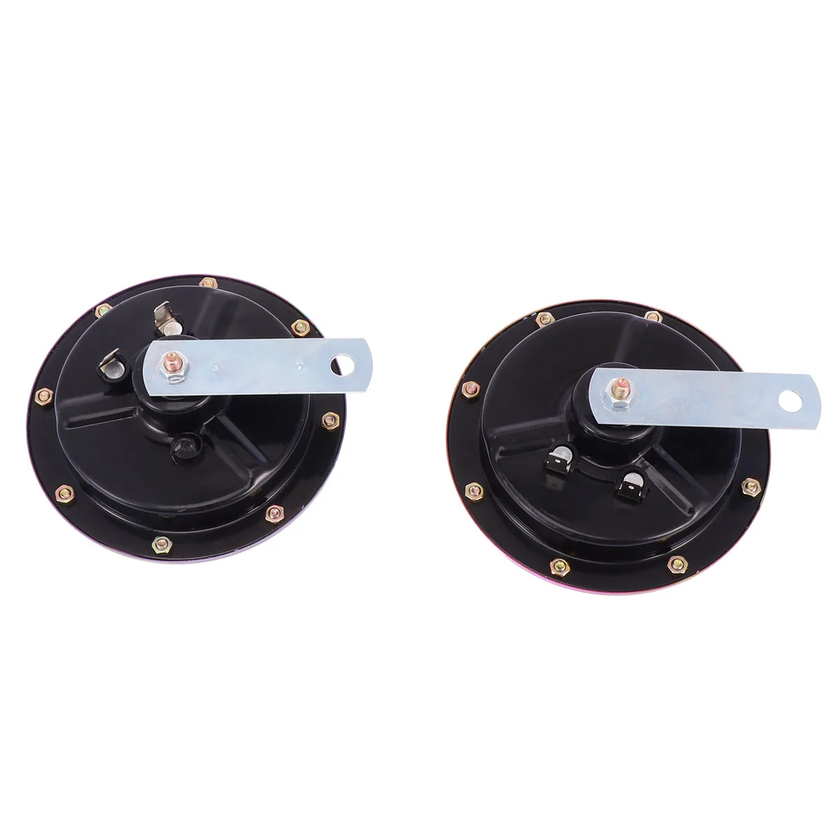 

1 Pair Car Snail Horn Color Horn 12V Basin Type Horn Motorcycle Horn Modified Horn