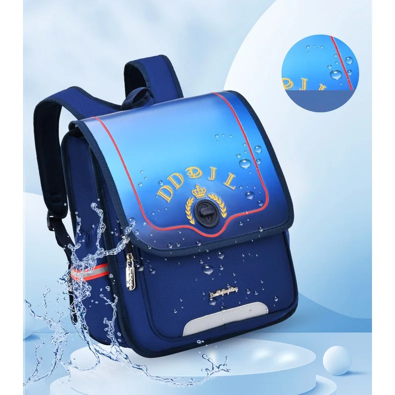 Primary School Students Grade 1-4 Gradient Color Backpacks for Girl Boy 2022 New Children Fashion Large Capacity Schoolbags Hot