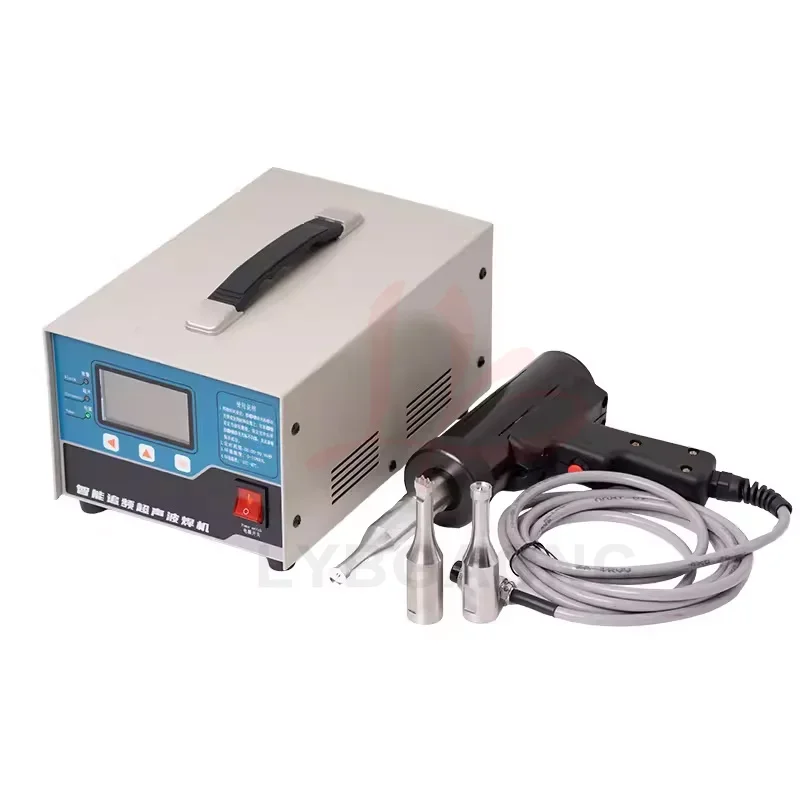 Ультразвуковой пластиковый сварочный аппарат с двойным соплом 28 кГц 700-1800 Вт