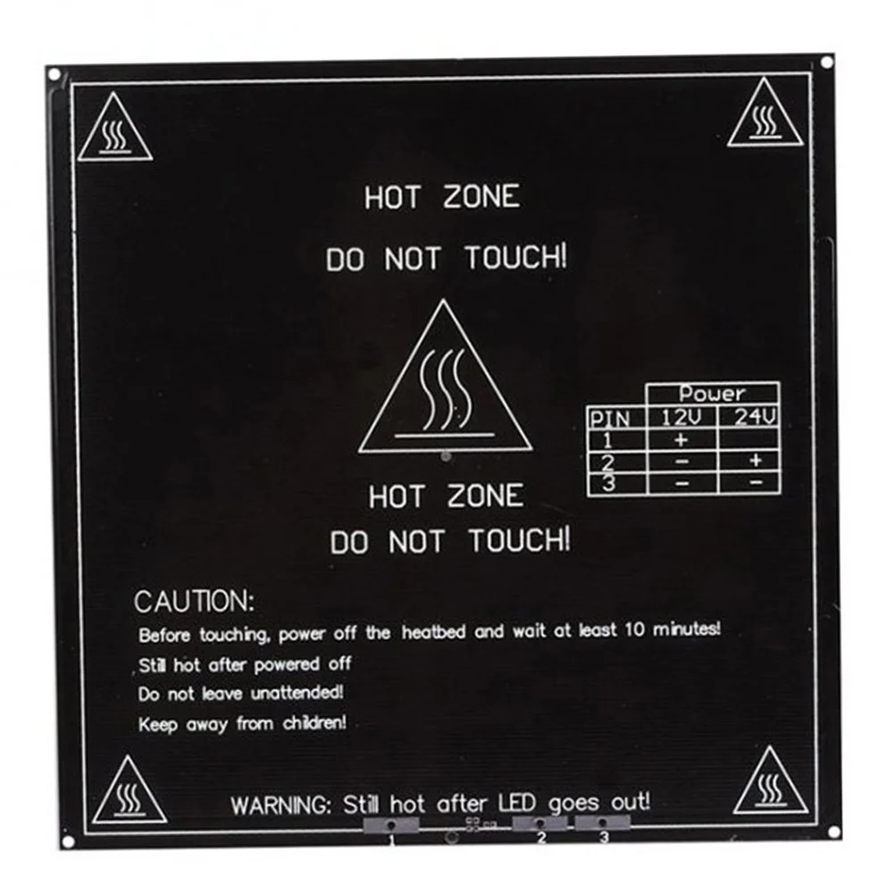 

1Pc Reprap MK3 Heat Bed Portable Reprap MK3 Heat Bed for Accessories Replacement 3D