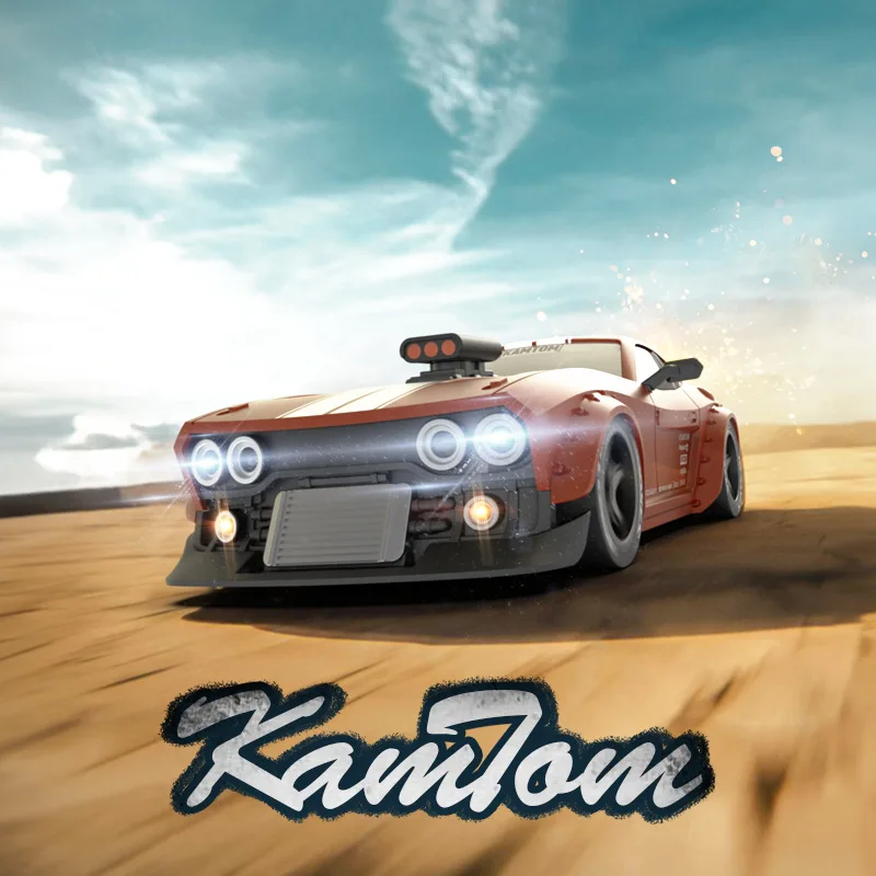 KAMTOM игрушечный автомобиль с полным приводом радиоуправляемый дистанционным