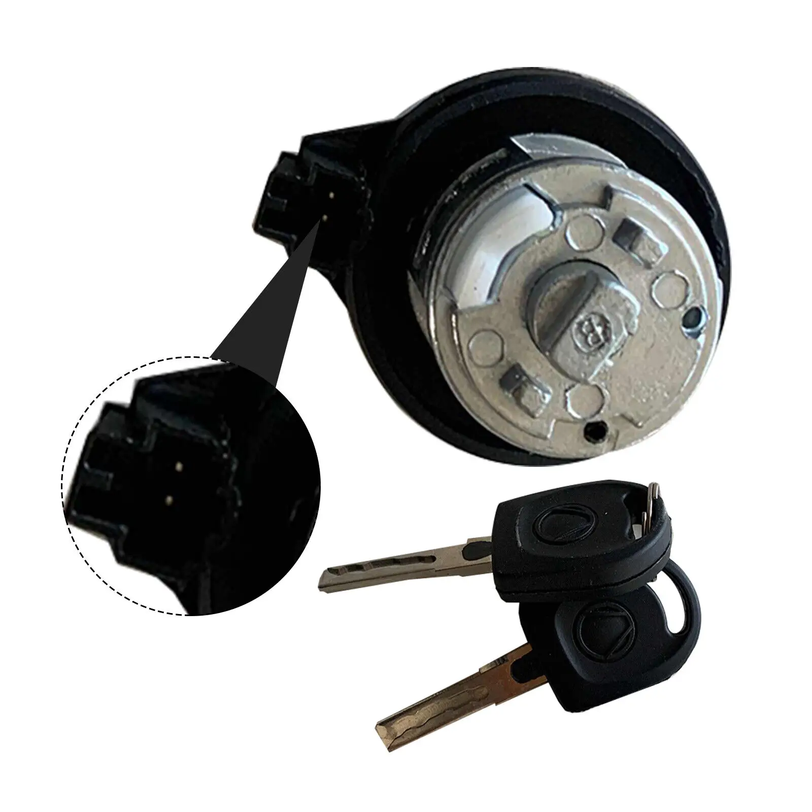 Для Seat Leon Ibiza / VW Новый Замок зажигания цилиндр иммобилайзер и 2 ключа