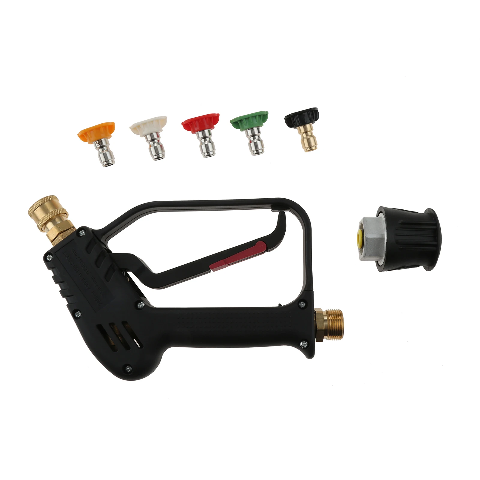 1pc 4000PSI Car Cleaning Tool With 5PCS Metal Nozzle Cleaning Water Gun High Pressure Washer Water