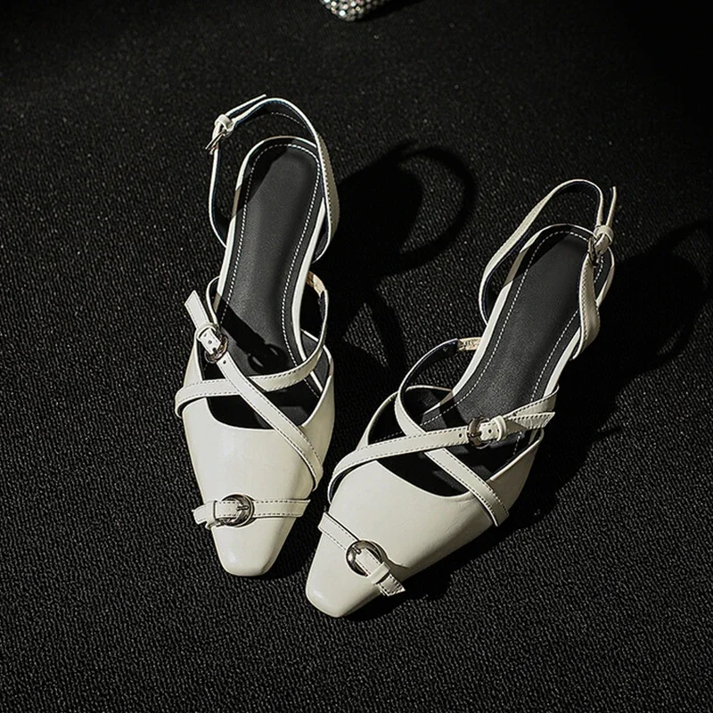 Сандалии Yozcttaa женские на высоком каблуке босоножки из натуральной кожи с