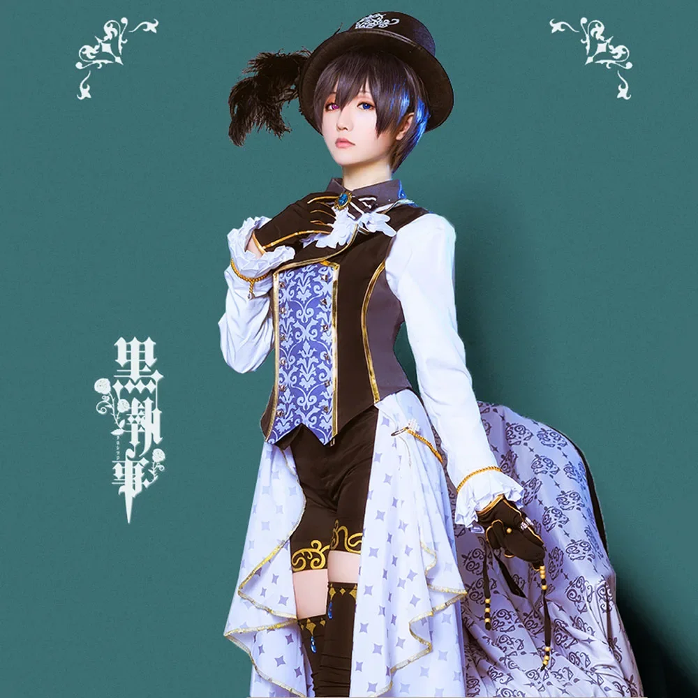 Новинка Аниме kuroshitsuji Черный Батлер костюмы для косплея бижутерия женщин мужчин