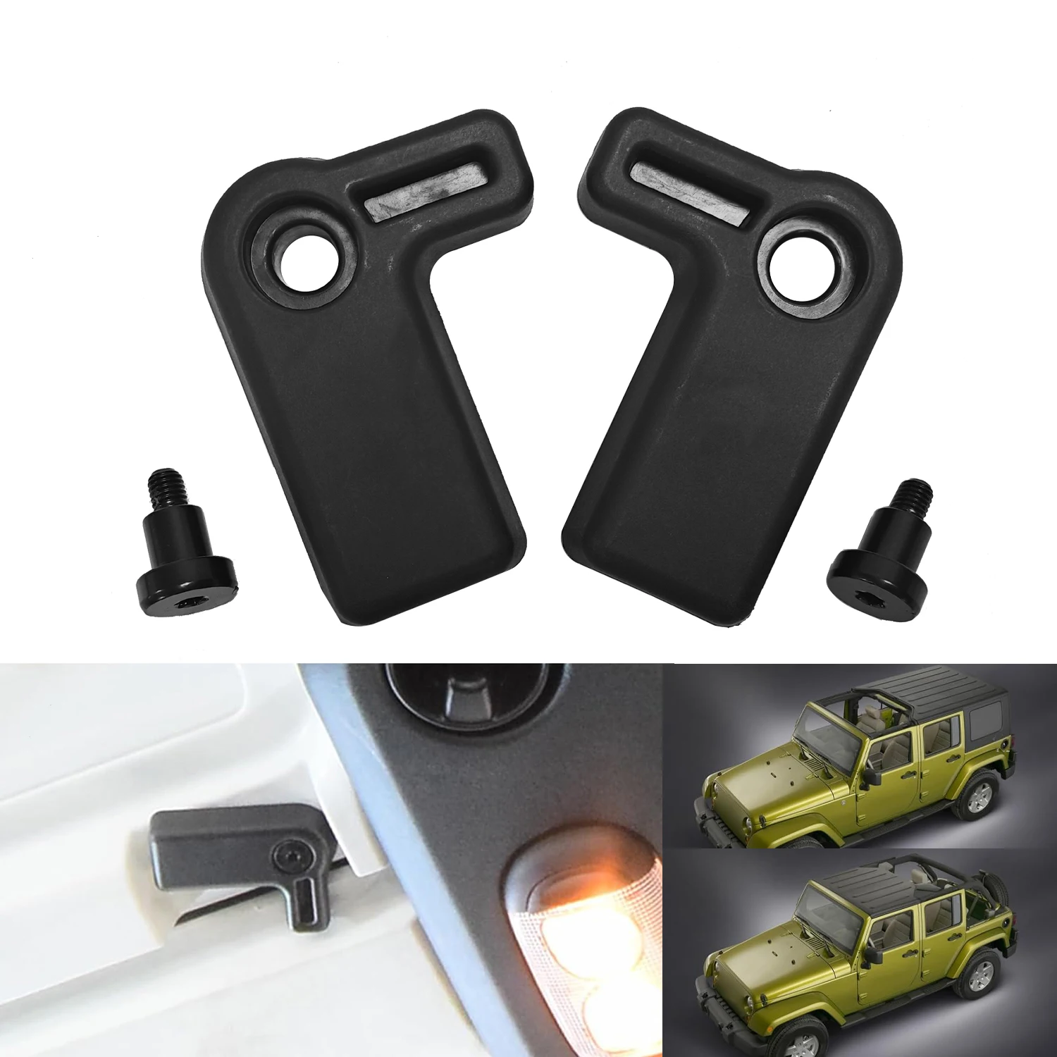 

Внедорожный жесткий верх, верхняя панель, рычаг, переключатель для снятия крыши, защелка для Jeep Wrangler JK JKU 2007-2017 68004567AB