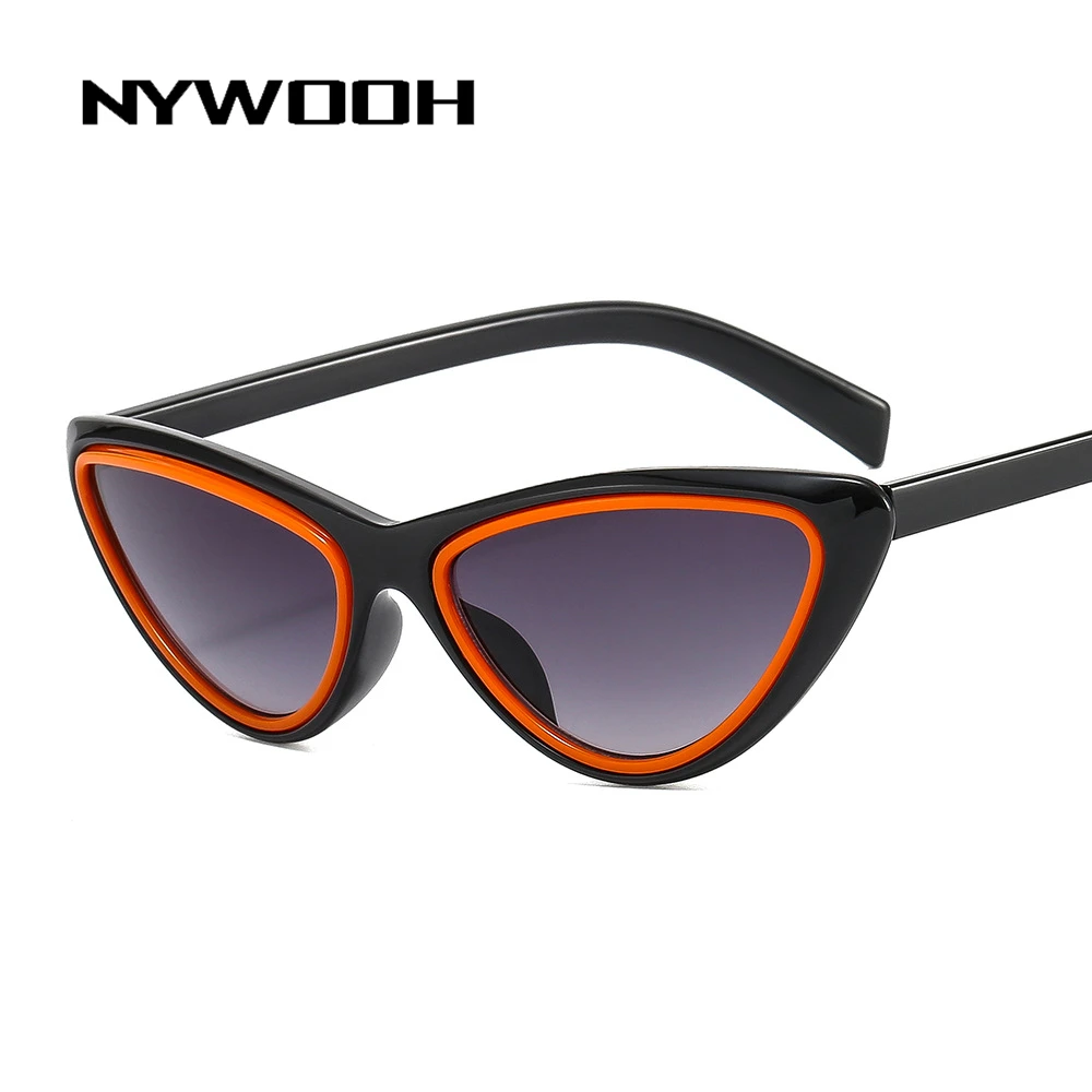 

NYWOOH Classic Cat Eye Sunglasses Ladies Vintage Gradient Sunglasses Ladies 2022 Luxury Brand Designer Sun Glasses UV400 Glasses