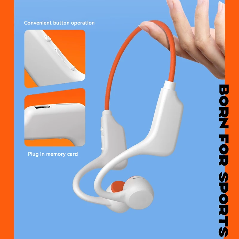 Наушники с костной проводимостью IPX8 водонепроницаемые, MP3 32 ГБ, Bluetooth 5.4, беспроводные наушники с микрофоном для плавания, спорта, фитнеса, новинка 2026 года (art.: 3920d4eef8549) - 3920d4eef8549