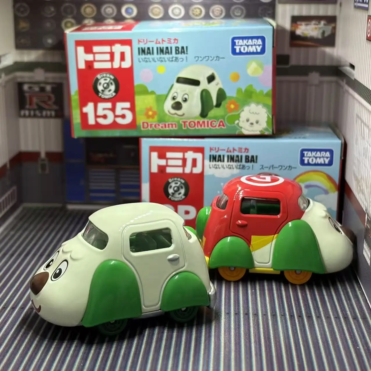 Фото TOMICA TAKARA TOMY Dream Series Sp 155 Модель автомобиля из сплава «Прятки: Супер Вуф-Вуф» (мультяшный дизайн), подарок на день рождения, игрушечная машинка №2