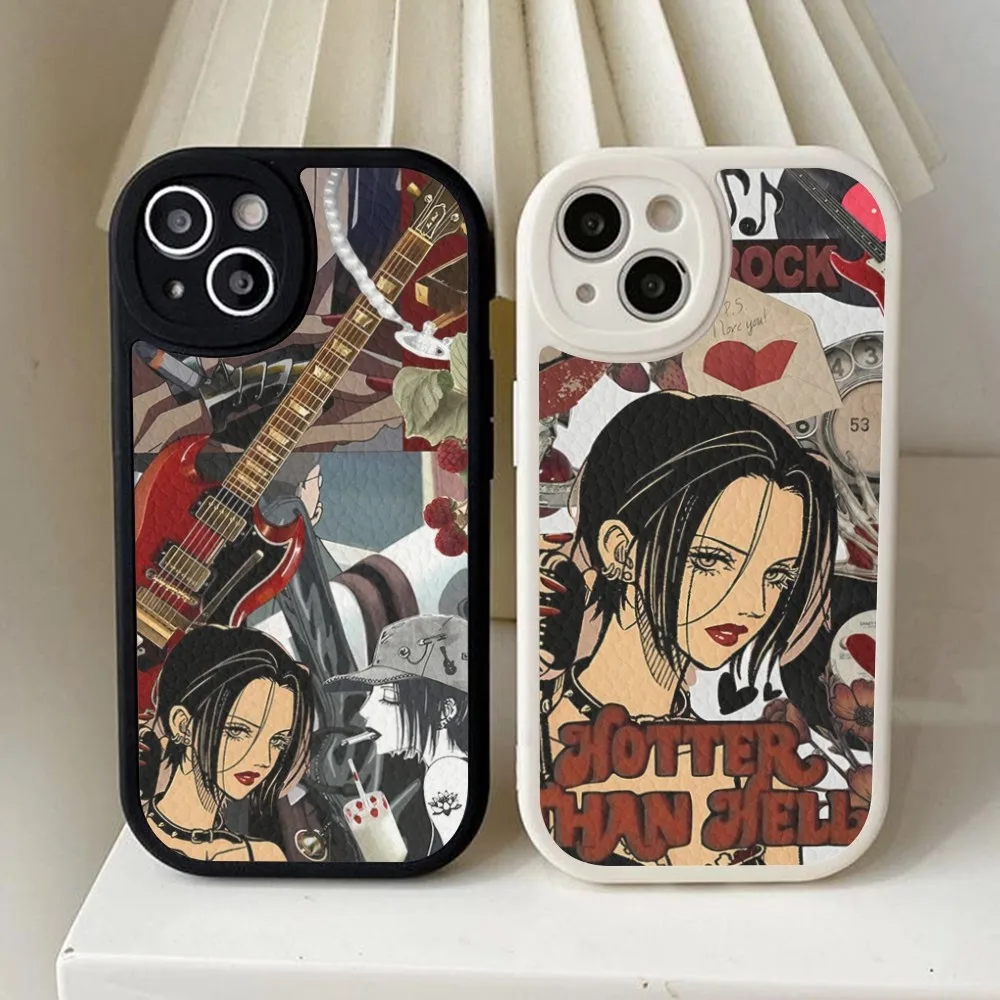 Чехол для телефона из жесткой кожи с рисунком аниме Nano Osaki IPhone 14 13 12 Mini 11 Pro Max Xs X Xr 7 8
